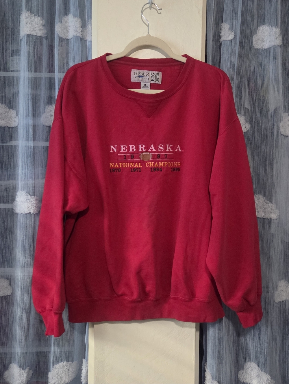 Vintage Gear for Sports Nebraska National Champions Crewneck
